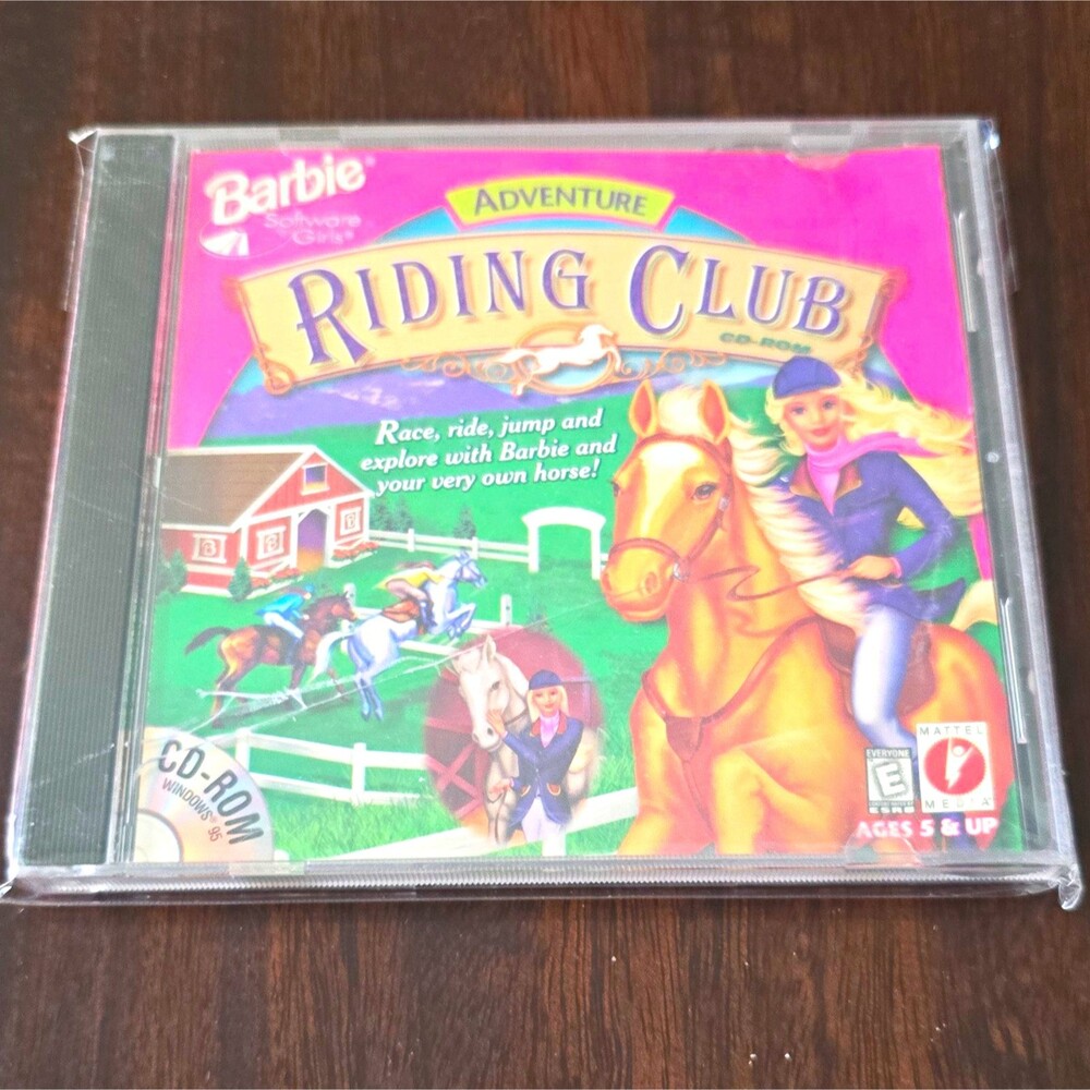 Barbie Adventure Riding Club CD-ROM, English for Windows 95/98 MPN 20460-0971